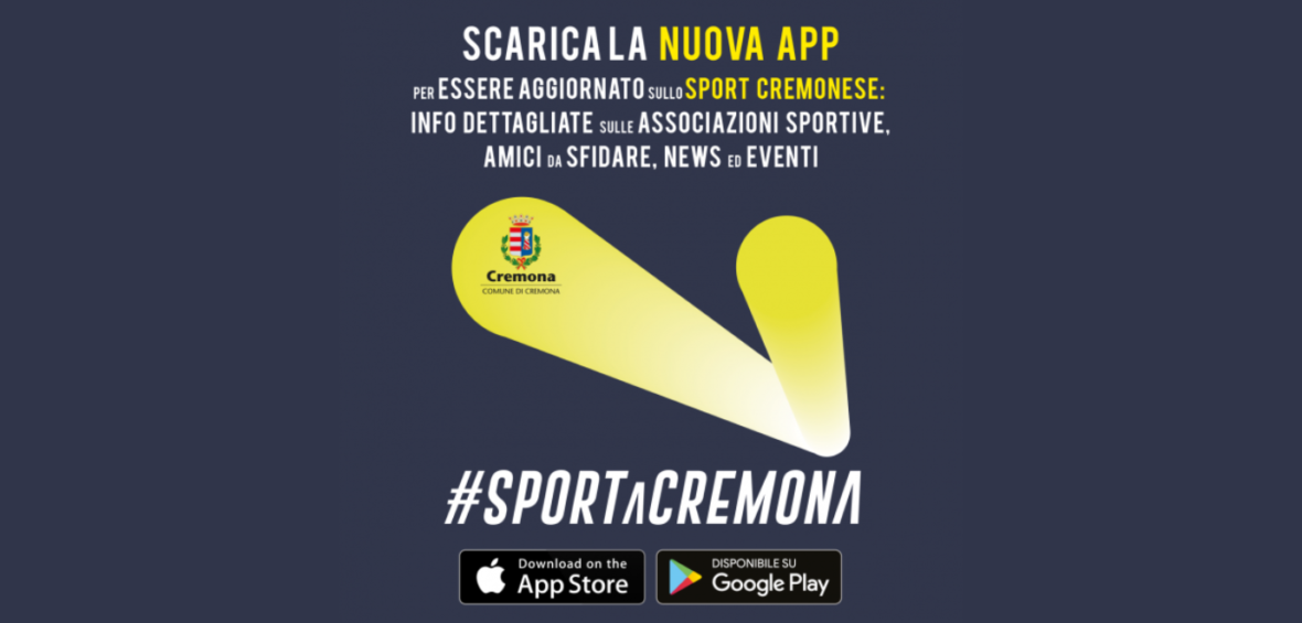 #SportaCremona: l'app per restare sempre aggiornati sullo sport cremonese