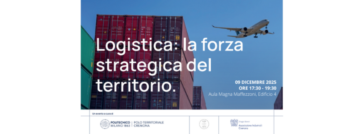 Logistica: la forza strategica del territorio