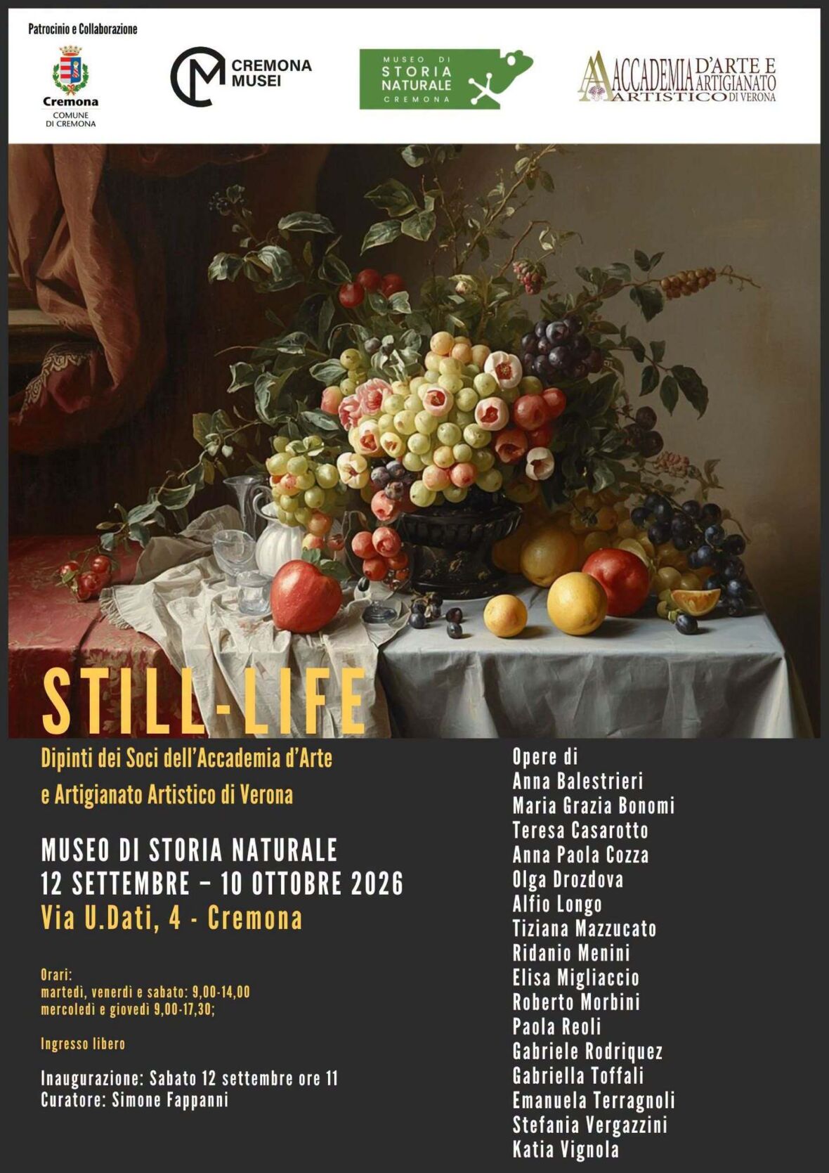 Still-life. Mostra dedicata alla natura morta
