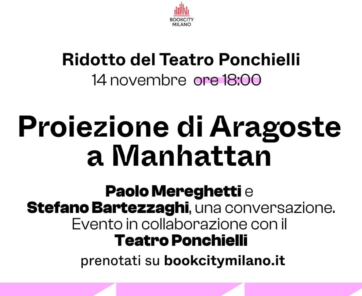 Bookcity Milano a Cremona - Aragoste a Manhattan
