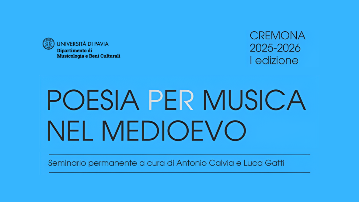 Seminario permanente di poesia per musica nel Medioevo