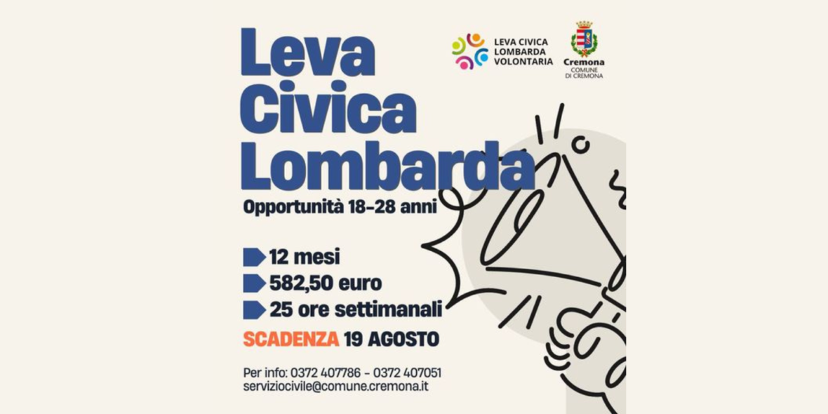 Leva Civica Lombarda: aperte le candidature