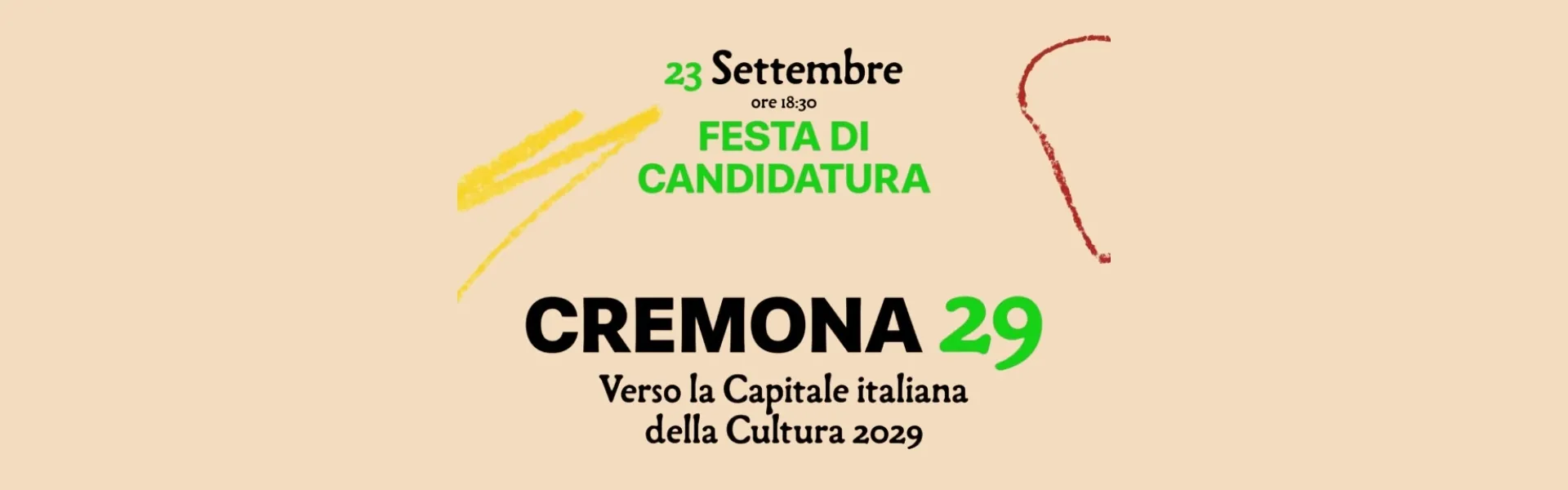 Festa di candidatura di Cremona a Capitale Italiana della Cultura 2029
